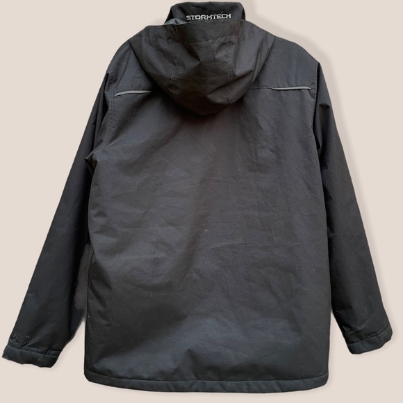Stormtech Men’s Black Mock Neck Zip Up Coat - Picture 2 of 11